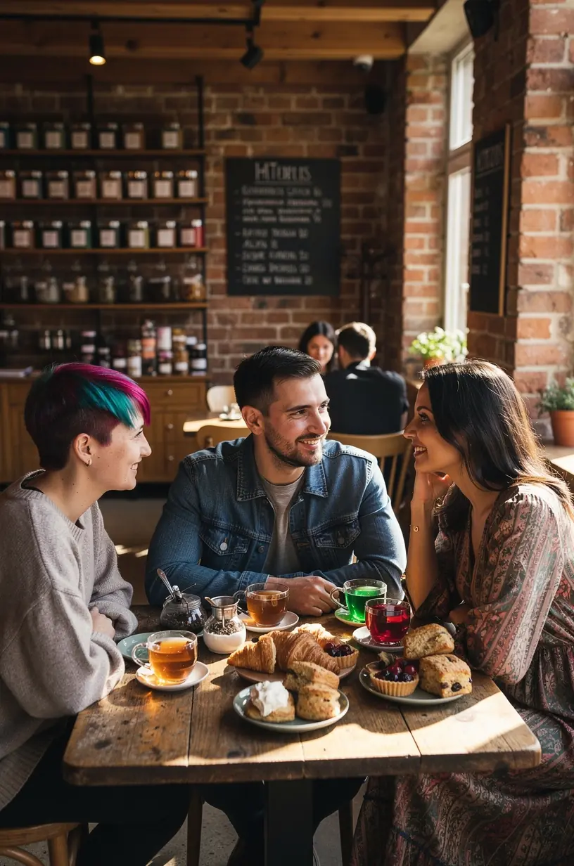 Švelni arbatos garų atmosfera, padedanti atsipalaiduoti ir susikaupti.